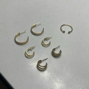 Bohemian Gold Earring Set 💛 Lot 1